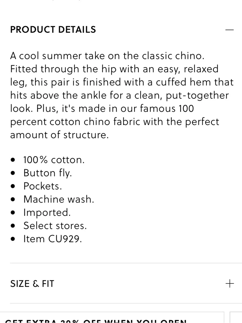 NWT J Crew Cuffed Chino Pant